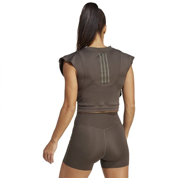 Adidas Power Boxy French Terry 3 Stripes Tanktop  L Kvinde