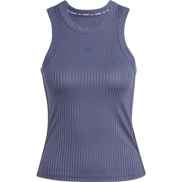 Adidas All Gym Seasonal Rib Tight Fit Tonal 3 Stripes Linne  XS Kvinna