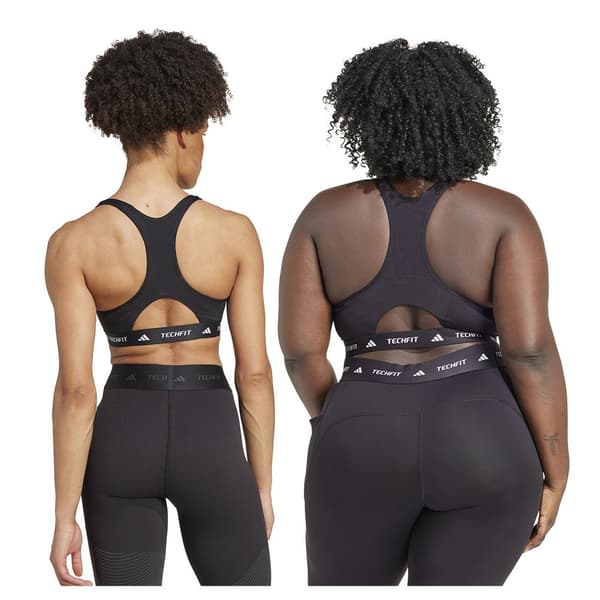 Adidas Techfit Medium Urheiluliivit Keskitasoinen Tuki Musta M / AB Nainen