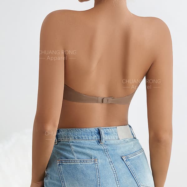 INF Strapless BH med lim, sömlös trådlös BH för kvinnor