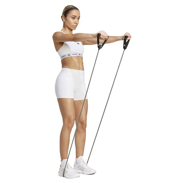 Adidas Techfit Medium Sports-bh Med Medium Støtte Hvid L / CD Kvinde
