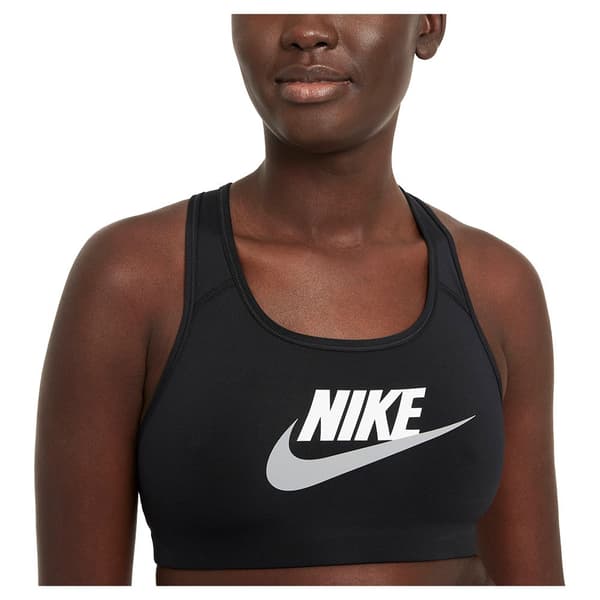 Nike Dri Fit Swoosh Rintaliivit Musta XS Nainen