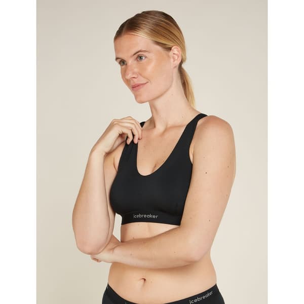 Icebreaker Merino 125 Cool-lite Sprite Racerback Sports-bh  S Kvinde