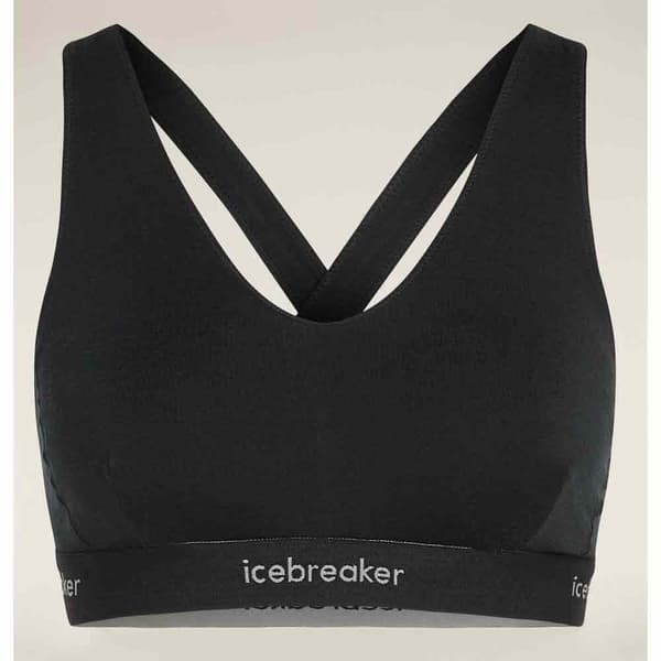 Icebreaker Merino 125 Cool-lite Sprite Racerback Urheilurintaliivit Musta M Nainen