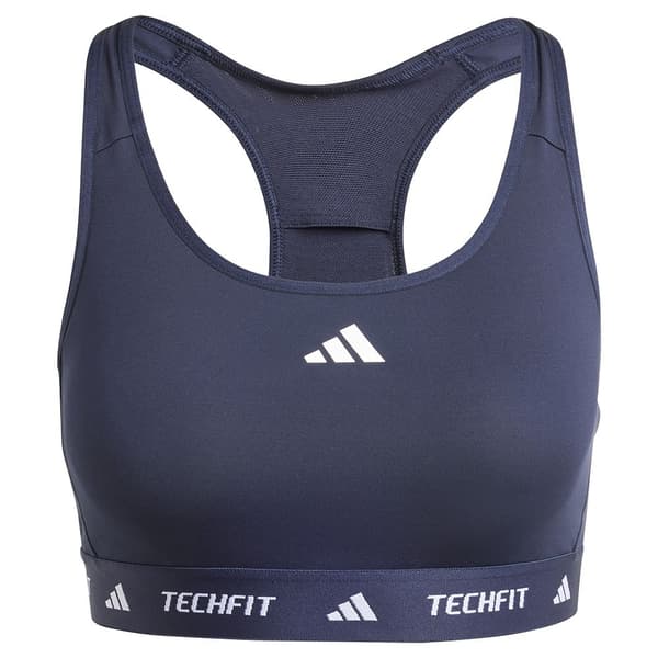 Adidas Techfit Medium Sports-bh Med Medium Støtte Blå S / CD Kvinde