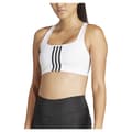 Miniatyrbillede 1 af 7: Adidas Powerimpact 3 Stripes Sports-bh Med Medium Støtte Hvid S / AB Kvinde