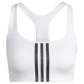 Pikkukuva 3 / 7: Adidas Powerimpact 3 Stripes Urheiluliivit Keskitasoinen Tuki Valkoinen XS / AB Nainen