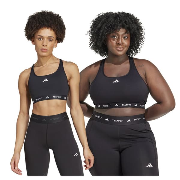 Adidas Techfit Medium Sports-bh Med Medium Støtte Sort XL / CD Kvinde
