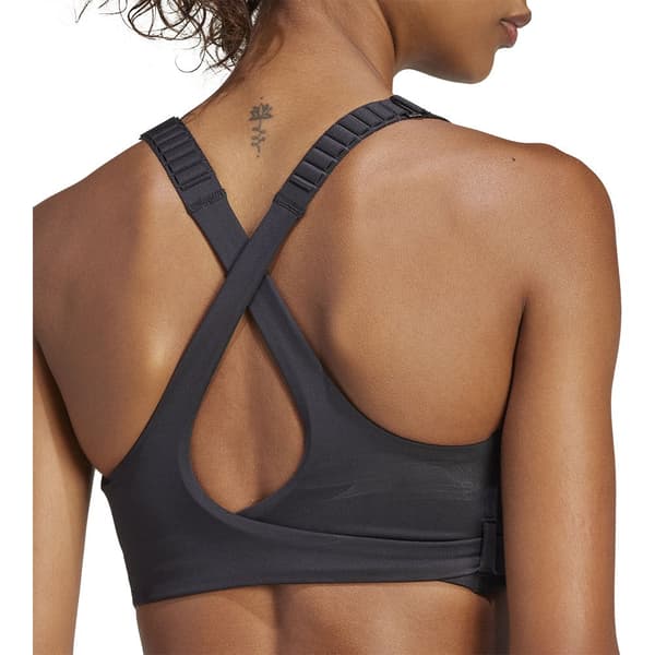 Adidas Fastim L Hs Urheilurintaliivit Korkea Vaikutus Musta XS / EG Nainen
