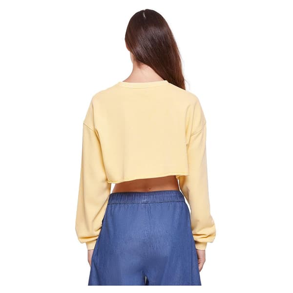 Urban Classics Terry Langærmet Top Gul 3XL Kvinde