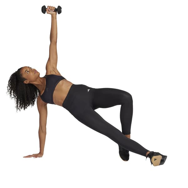 Adidas Aeroimpact Luxe Sport-bh Med Låg Support Svart L / CD Kvinna