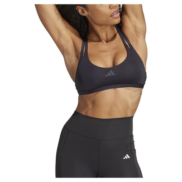 Adidas Aeroimpact Luxe Sport-bh Med Låg Support Svart L / CD Kvinna