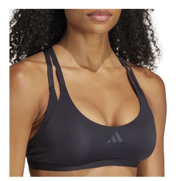 Adidas Aeroimpact Luxe Sport-bh Med Låg Support Svart XL / CD Kvinna