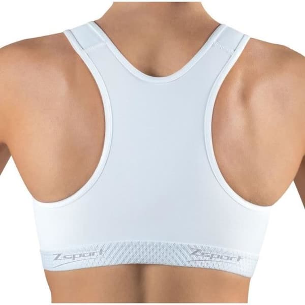 ZSPORT Sport BH - Silver / Vit