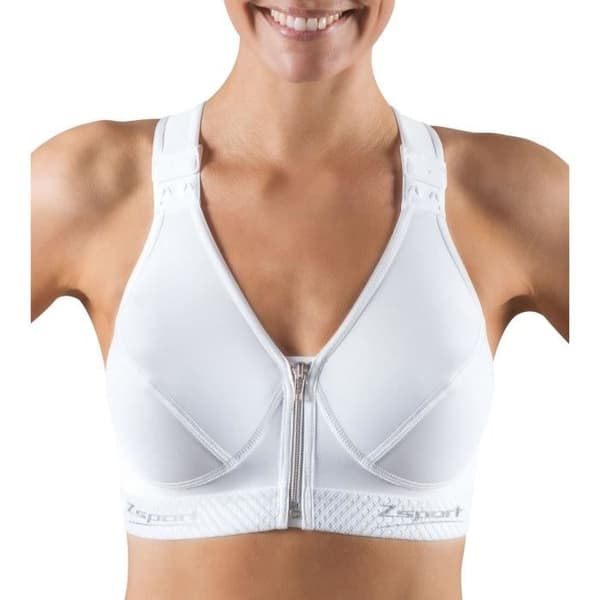 ZSPORT Sport BH - Silver / Vit