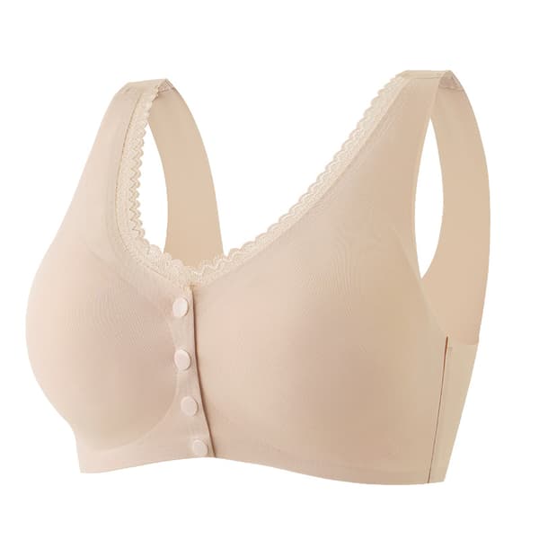 INF Sömlös, Trådlös BH med Uttagbara Kupor, Bekväm Push-Up-Bralette för Kvinnor XXXL