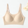 Miniatyrbillede 4 af 4: INF Sømløs Komfort BH: Trådløs Silke Bralette til Hverdagsbrug
