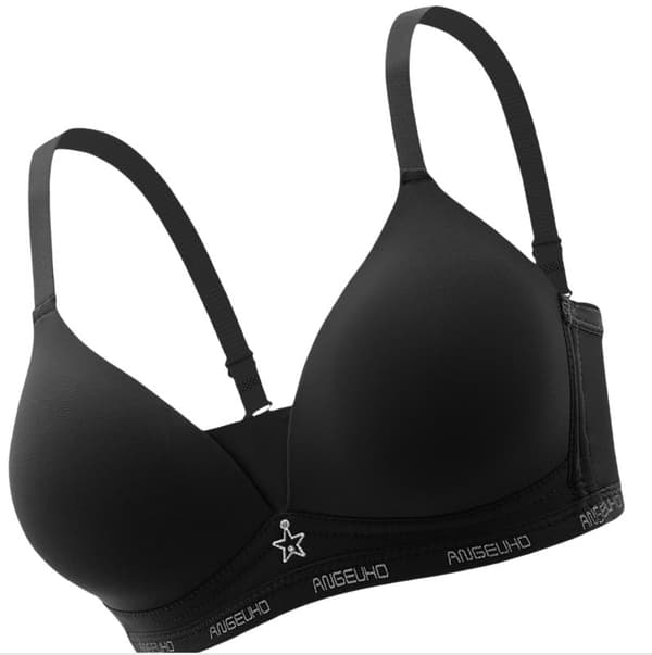 INF Trådlös Komfort-BH: 38/85 Storlek, Andningsbart Nylon & Bomull