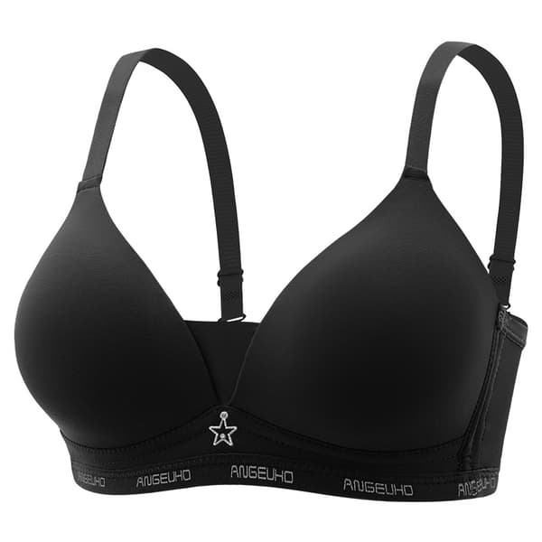 INF Trådlös Komfort-BH: 38/85 Storlek, Andningsbart Nylon & Bomull