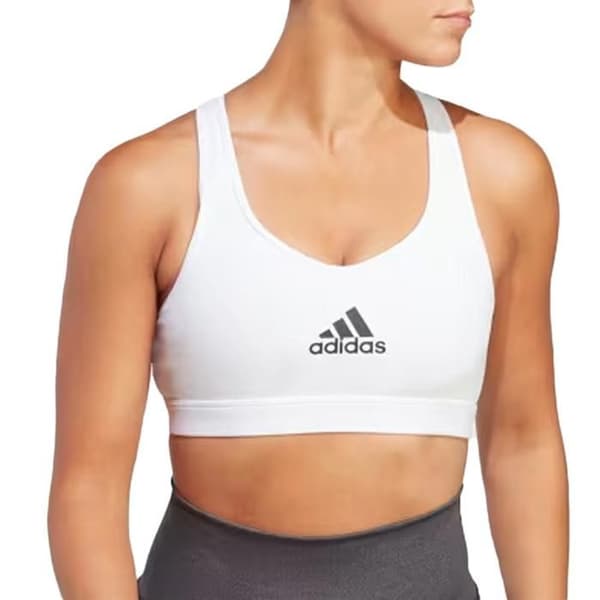 Dam-BH - Adidas - HR2889 - Vit - Åtsittande - Medium stöd