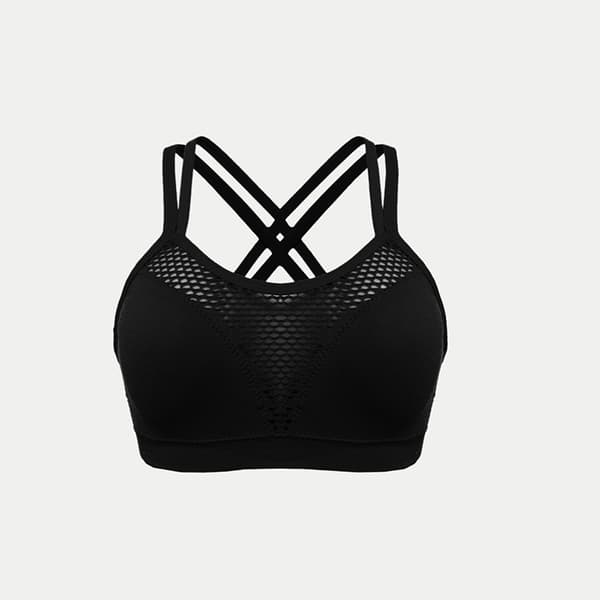INF Blonde-BH med komponentetiket og vaskeanvisningsetiket 4XL