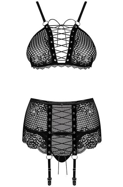 Obsessive Basitta 3-pcs Set Sexet undertøj