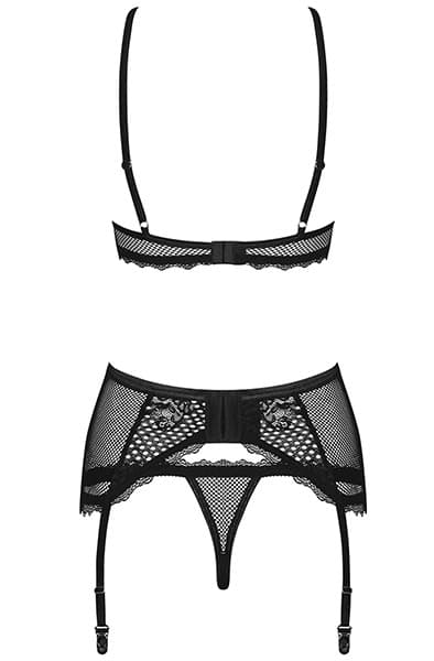 Obsessive Basitta 3-pcs Set Sexet undertøj