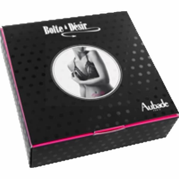 Svart öppen bh - AUBADE - Desire box - Spets - Triangel - Dam