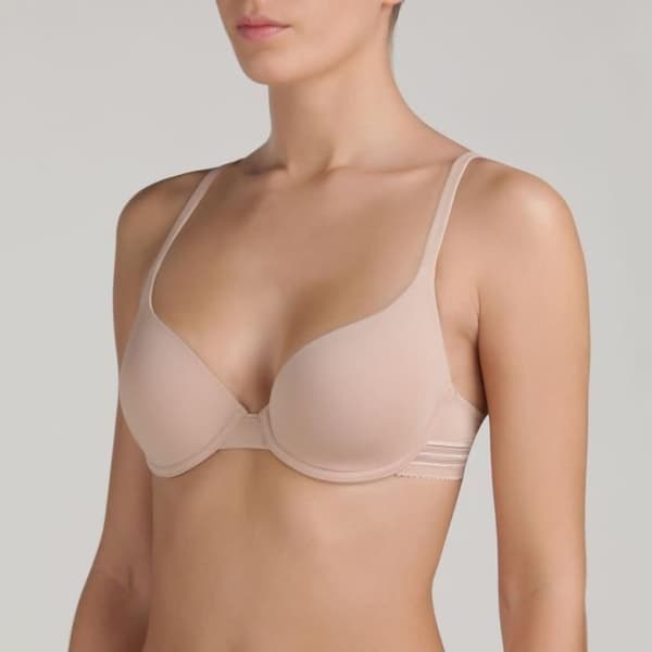 Half Cup BH - DIM - Invisifit New Skin - Beige - Bygel - Justerbara axelband