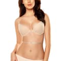 Miniatyrbild 1 av 4: Vivisence rygglös Push-Up BH för kvinnor 1040, Beige, 100D