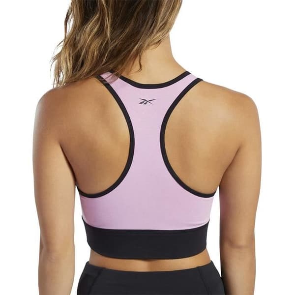 Sport-BH - Reebok - FK6712 - Jaspnk - Storlek S - Utan byglar