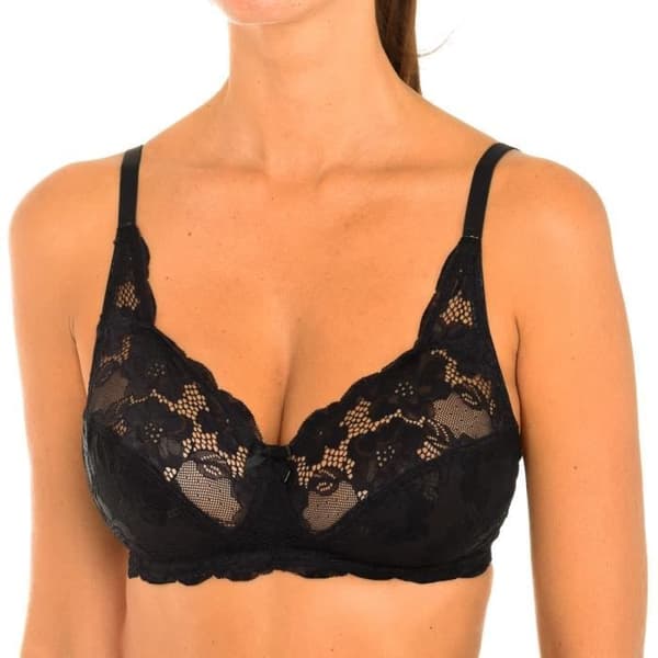 Klassisk BH - Playtex - Elegance - Utan byglar - Spets och sidenmusselin