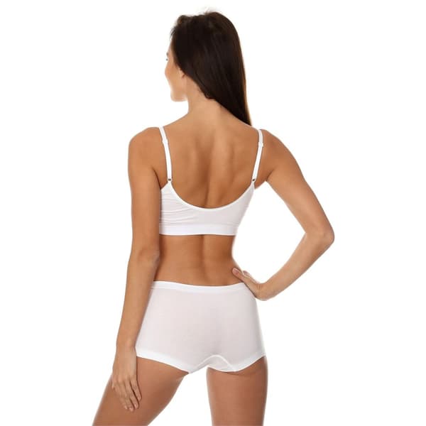 Sömlös behå BRUBECK COMFORT COTTON Termoaktiv BH Vit, Beige, Svart
