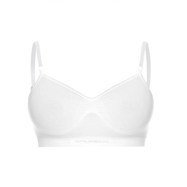 Sömlös behå BRUBECK COMFORT COTTON Termoaktiv BH Vit, Beige, Svart