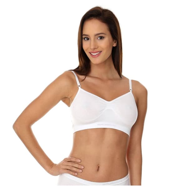 Sömlös behå BRUBECK COMFORT COTTON Termoaktiv BH Vit, Beige, Svart