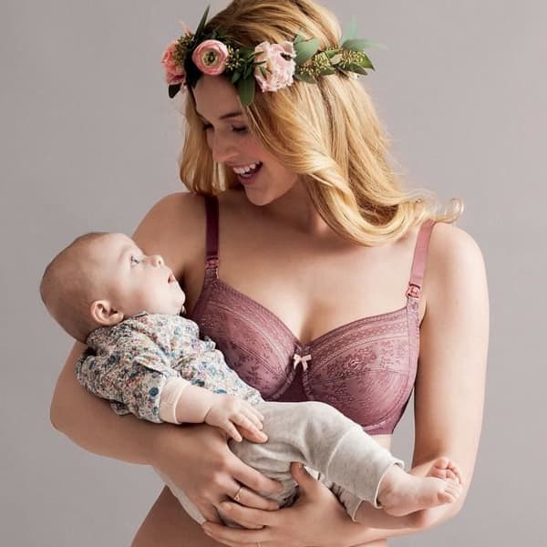 Amningsbh med bygel ANITA Fleur Rose Raspberry