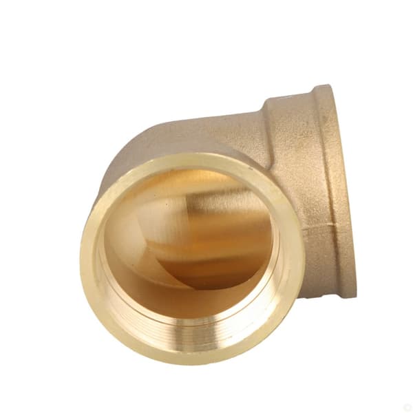 Mässingsböj 6/4" invändig-invändig gul
