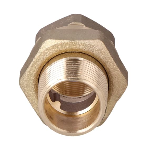 Rak kort skruvkoppling TWIST 3/4"", o-ring, mässing