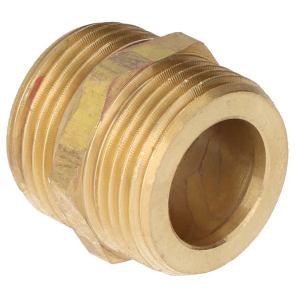 Mässingsnippel GZ/GZ 2,5 cm - 2,5 cm