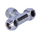 Miniatyrbild 5 av 5: T-koppling 3/8""x3/8""x3/8"", 10 mm, krom, 3x klämma