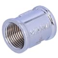 Miniatyrbillede 1 af 2: Muffe 1/2"" Online indvendig gevind x indvendig gevind forkromet messing