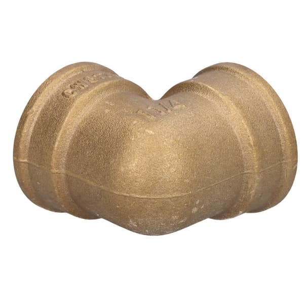 Mässingsböj 5/4" invändig-invändig gul