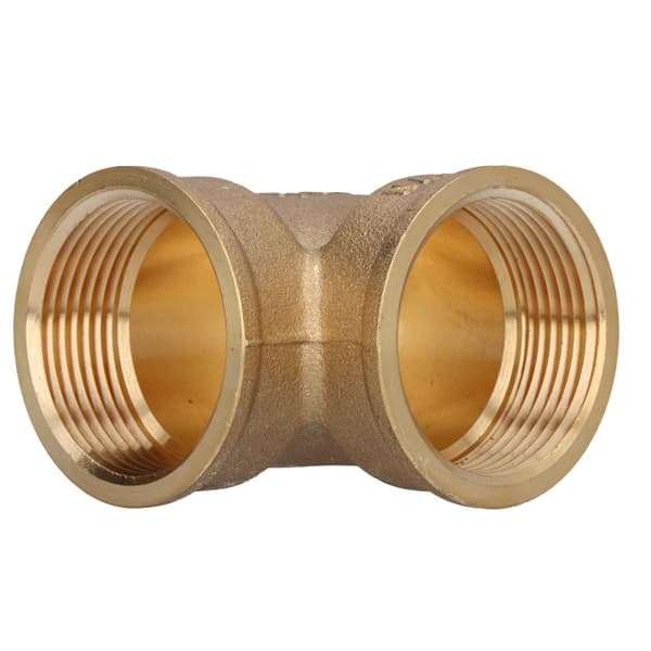 Mässingsböj 5/4" invändig-invändig gul
