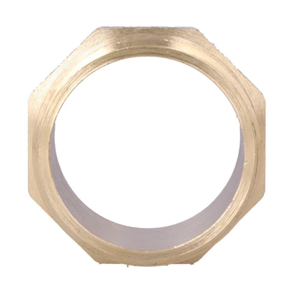 Mässingsnippel 6/4" gul