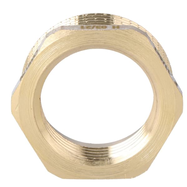 Mässingsreduktion 5/4"x1"" gul