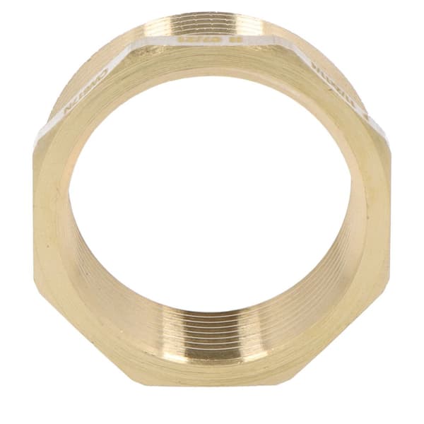 Mässingsreduktion 6/4"x5/4" gul