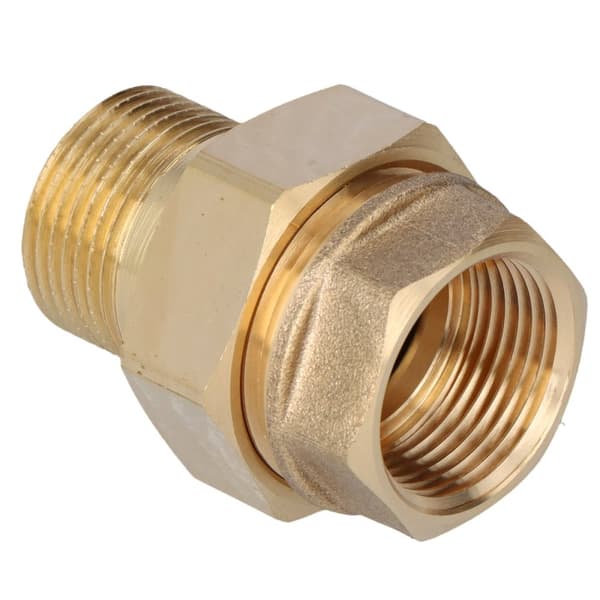 Mässingsskruvkoppling 3/4"" rak med O-ring