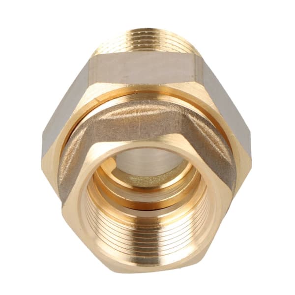 Mässingsskruvkoppling 3/4"" rak med O-ring