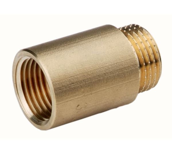 Mässingsförlängning 3/4" 60 mm gul Online