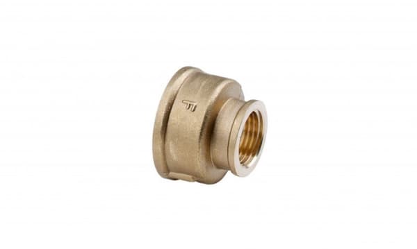 Mässingsreduktionshylsa 2"x6/4" gul
